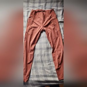 Burnt orange apana leggings